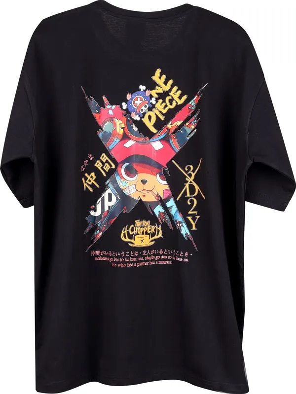 Black_Cotton_Blend_Printed_Oversized_T-Shirt_For_Men
