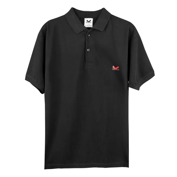 Black_&_White_Cotton_Blend_Polo_Neck_T-Shirt_For_Men_(Pack_Of_2)