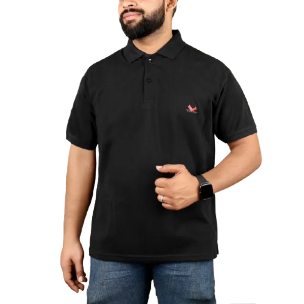 Black_&_Blue_Cotton_Blend_Polo_Neck_T-Shirt_For_Men_(Pack_Of_2)