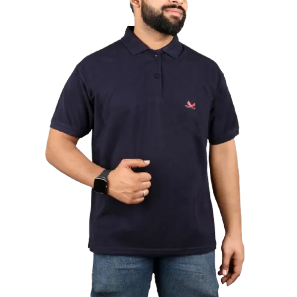 Black_&_Blue_Cotton_Blend_Polo_Neck_T-Shirt_For_Men_(Pack_Of_2)