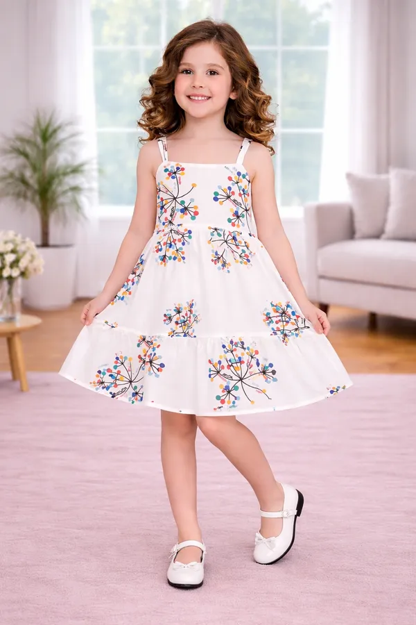 Colorful_Blossom_Print_Layered_Flare_Dress_for_Girls
