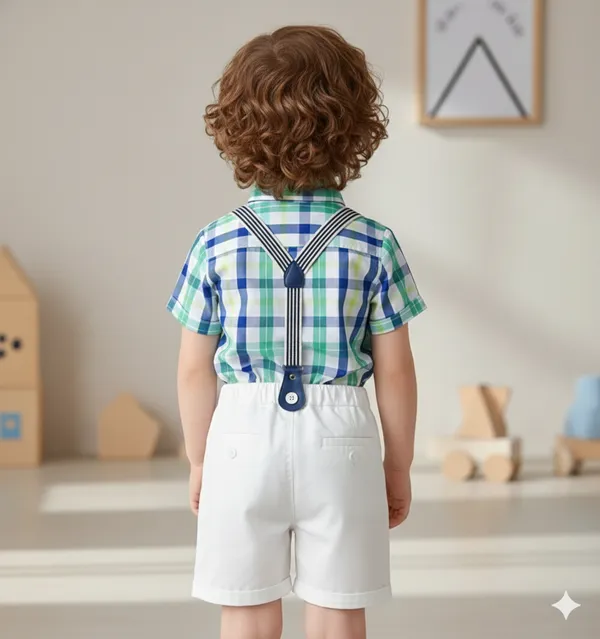 Stylish_Baby_Boy_Party_Wear_Shirt_&_Shorts_Set_With_Suspenders_&_Bow_Tie