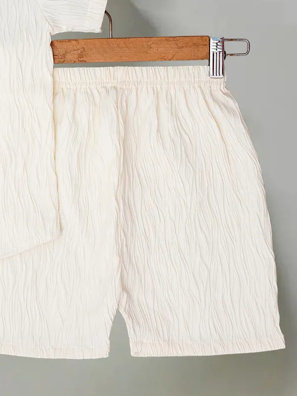 Boys_Cream_Cotton_Shirt_&_Shorts_Set