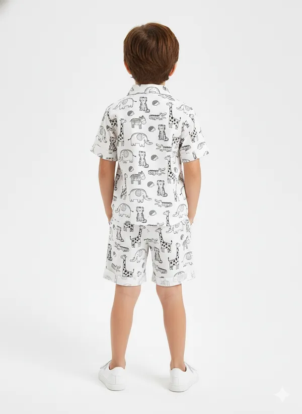 Boys_Cute_Animal_Print_Shirt_&_Shorts_Co-Ord_Set