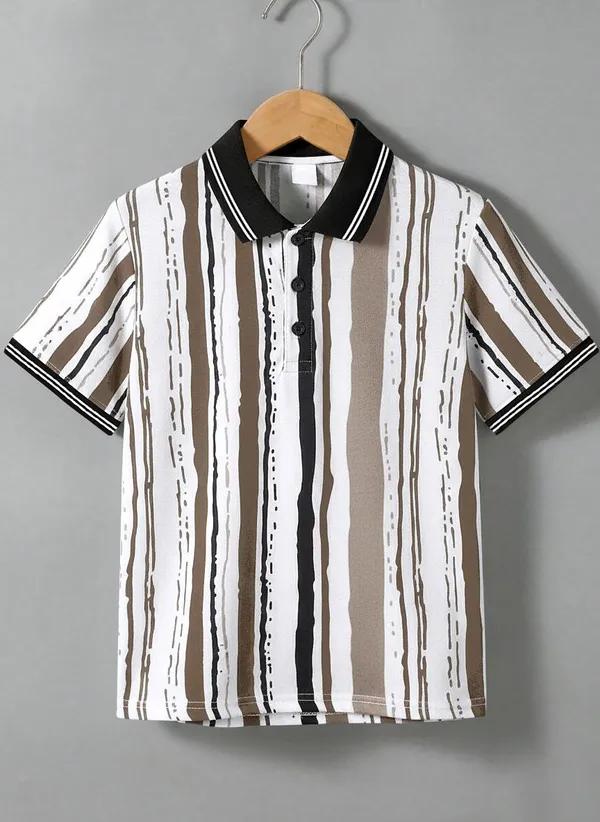 Boys_Multicolor_Abstract_Vertical_Striped_Polo_Neck_T-Shirt