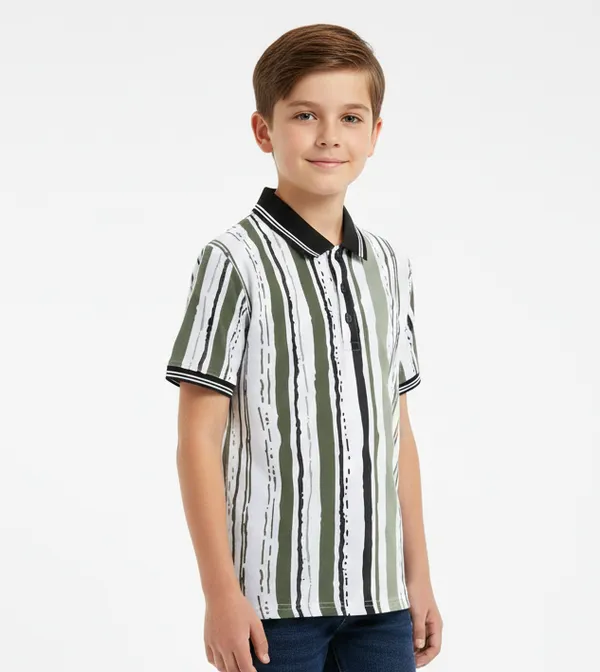 Boys_Olive_Green_Striped_Polo_T-Shirt