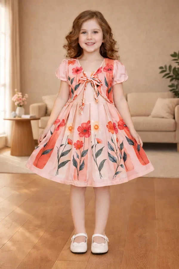 Sunshine_Daisy_Printed_Girls_Dress