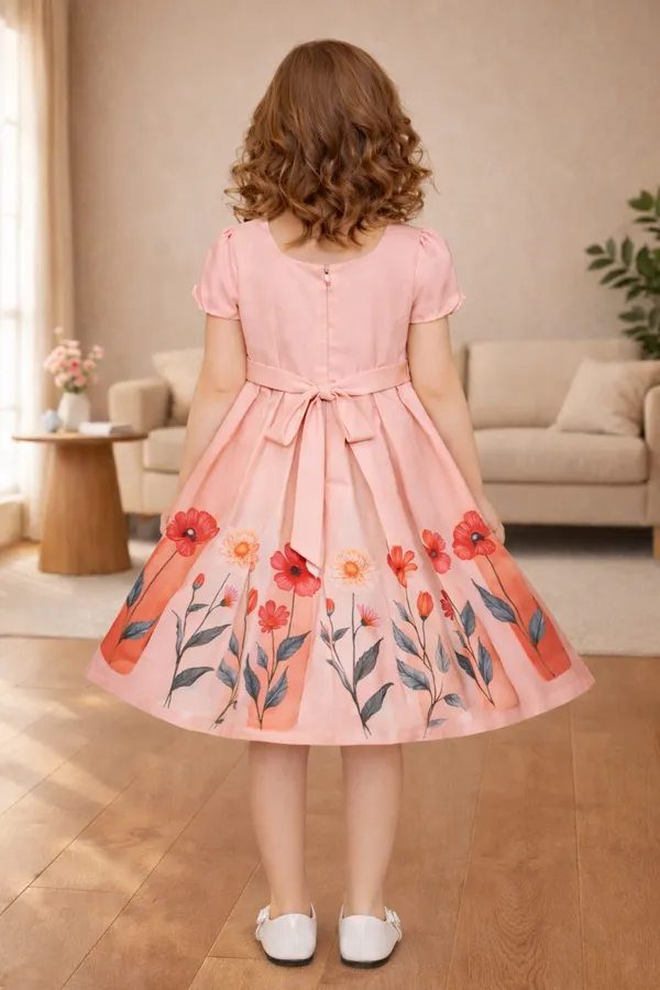 Sunshine_Daisy_Printed_Girls_Dress