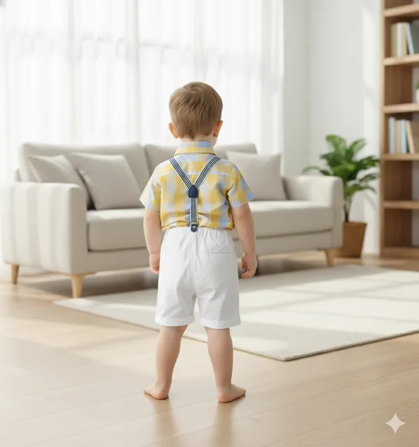 Stylish_Baby_Boy_Party_Wear_Shirt_&_Shorts_Set_With_Suspenders_&_Bow_Tie
