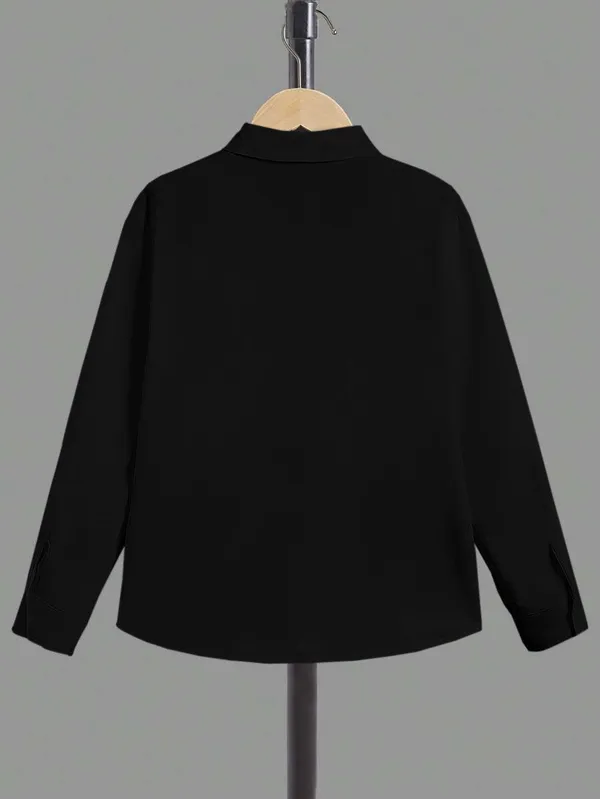 Froquiliz_Boys_Classic_Black_Full_Sleeve_Shirt