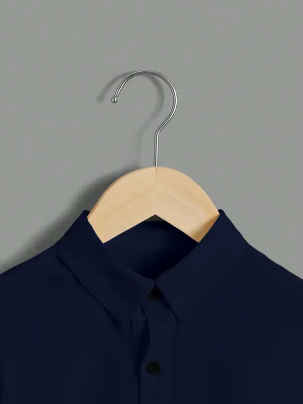 Froquiliz_Boys_Classic_Navy_Blue_Full_Sleeve_Shirt