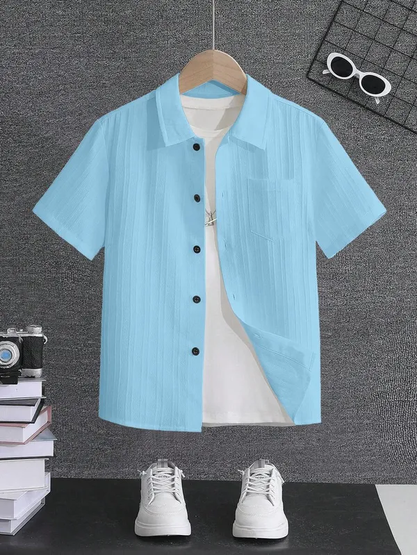 Froquiliz_Boys_Classic_Sky_Blue_Half_Sleeve_Shirt