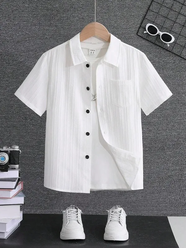 Froquiliz_Boys_Classic_White_Half_Sleeve_Shirt
