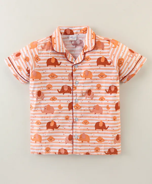 Froquiliz_Boys_Cute_Elephant_Print_Nightwear_Set