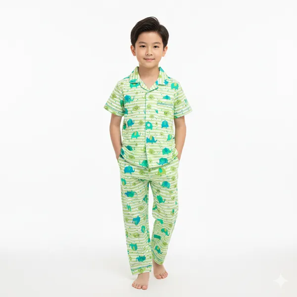 Froquiliz_Boys_Elephant_Print_Night_Suit_Set