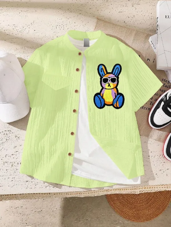 Froquiliz_Cool_Bunny_Embroidered_Shirt_for_Boys