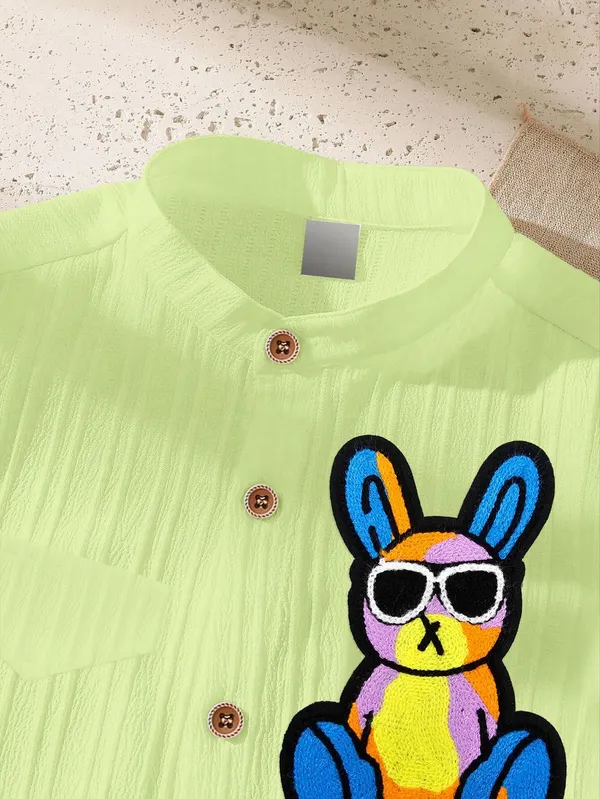 Froquiliz_Cool_Bunny_Embroidered_Shirt_for_Boys