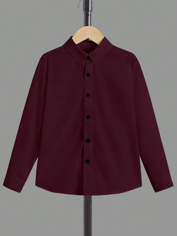 Froquiliz_Elite_Solid_Maroon_Boys_Shirt