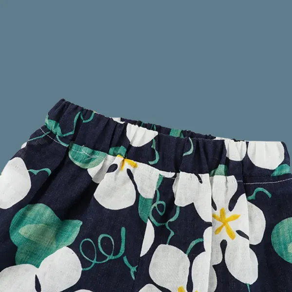 Girls_Floral_Printed_Top_&_Shorts_Set