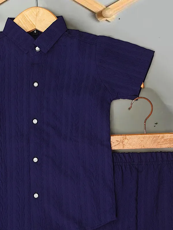Kids_Navy_Blue_Shirt_&_Shorts_Co-Ord_Set
