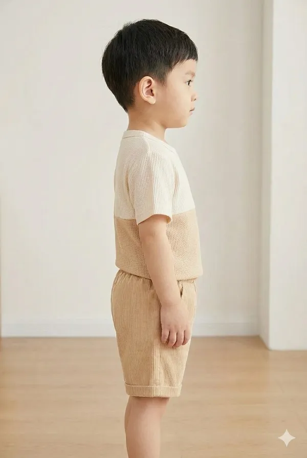 Little_Champ_Beige_Breeze_Cotton_Dress_Set
