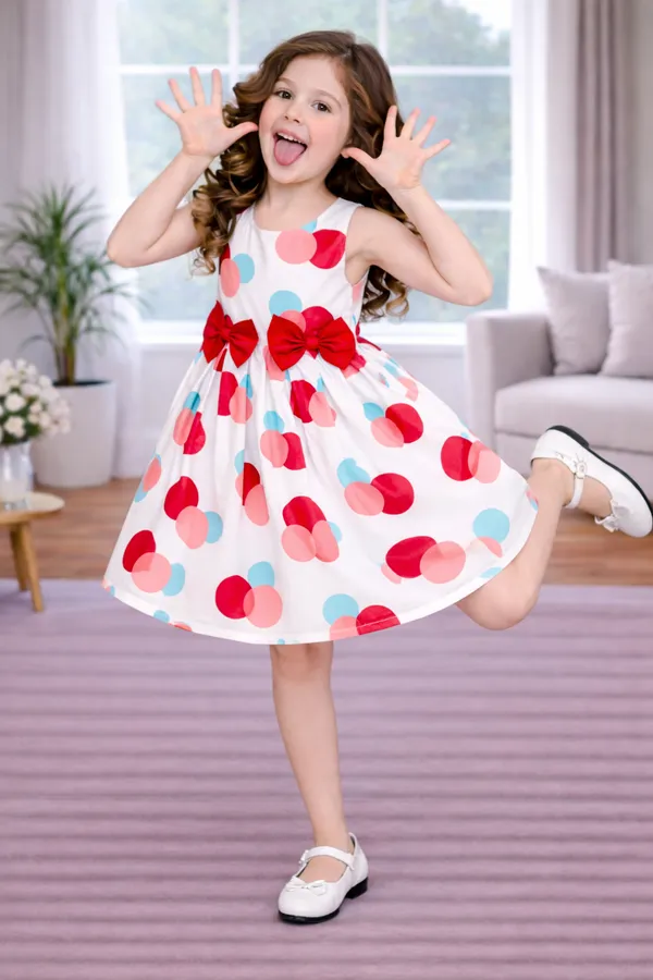 Playful_Polka_Pop_Double_Bow_Flare_Dress_for_Girls