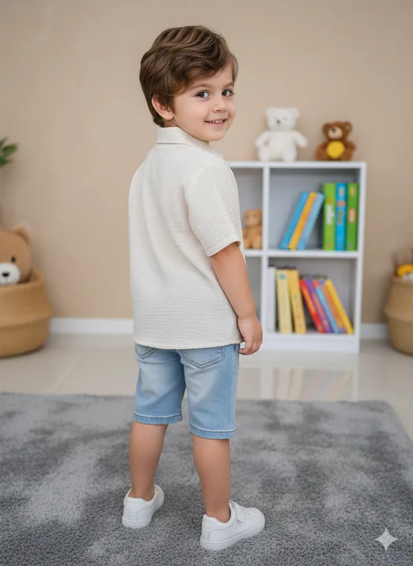 Smart_Look_Beige_Boys_Half_Sleeve_Shirt