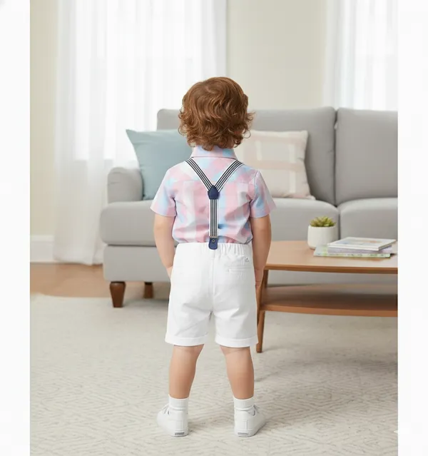 Stylish_Baby_Boy_Party_Wear_Shirt_&_Shorts_Set_With_Suspenders_&_Bow_Tie