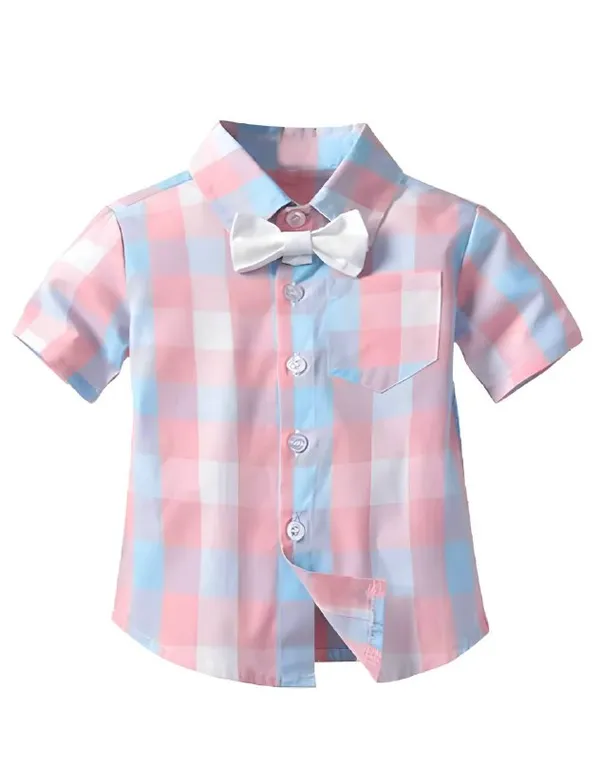 Stylish_Baby_Boy_Party_Wear_Shirt_&_Shorts_Set_With_Suspenders_&_Bow_Tie