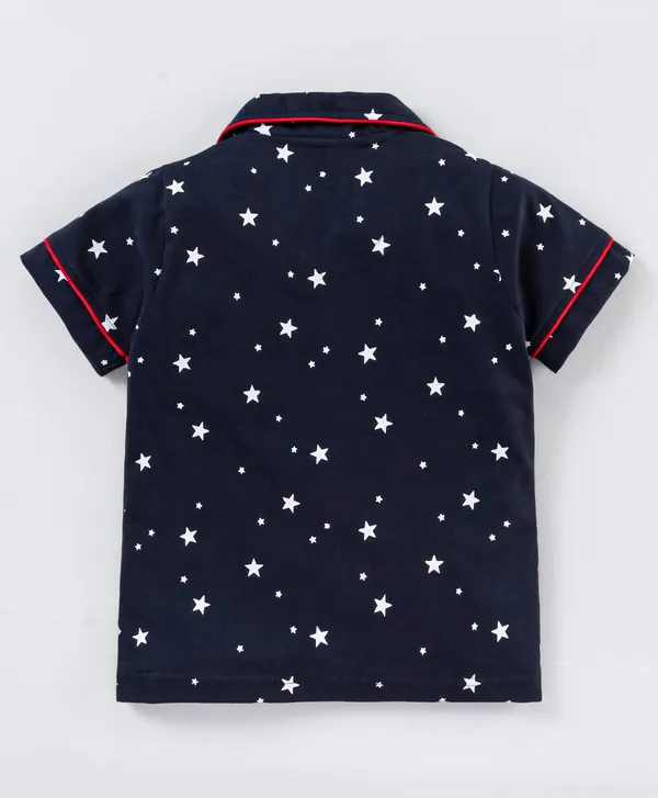 Starry_Night_Kids_Pajama_Set_�_Navy_Blue