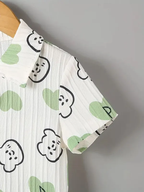 Unisex_Cotton_Co-ord_Set_with_Bear_&_Heart_Print_|_Summer_Half_Sleeve_Shirt_and_Shorts_Set_|Kids_Casual_Shirt_&_Shorts_|_Cotton_Half_Sleeve_Shirt_&_Shorts_|_Baby_Boy_Girl_Co-ord_Set