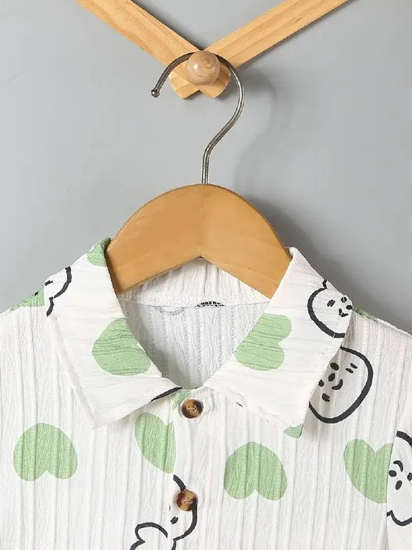 Unisex_Cotton_Co-ord_Set_with_Bear_&_Heart_Print_|_Summer_Half_Sleeve_Shirt_and_Shorts_Set_|Kids_Casual_Shirt_&_Shorts_|_Cotton_Half_Sleeve_Shirt_&_Shorts_|_Baby_Boy_Girl_Co-ord_Set