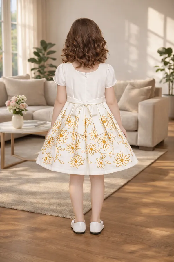 Sunshine_Daisy_Printed_Girls_Dress
