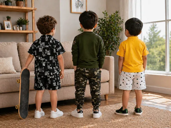 Kids_Fashion_Premium_Combo_Pack_�_Black_Printed,_Army_Green_&_Lime_Polo_Sets