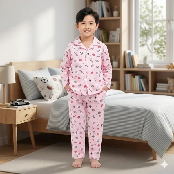 Froquiliz_Boys_Cartoon_Sports_Sleepwear_Set