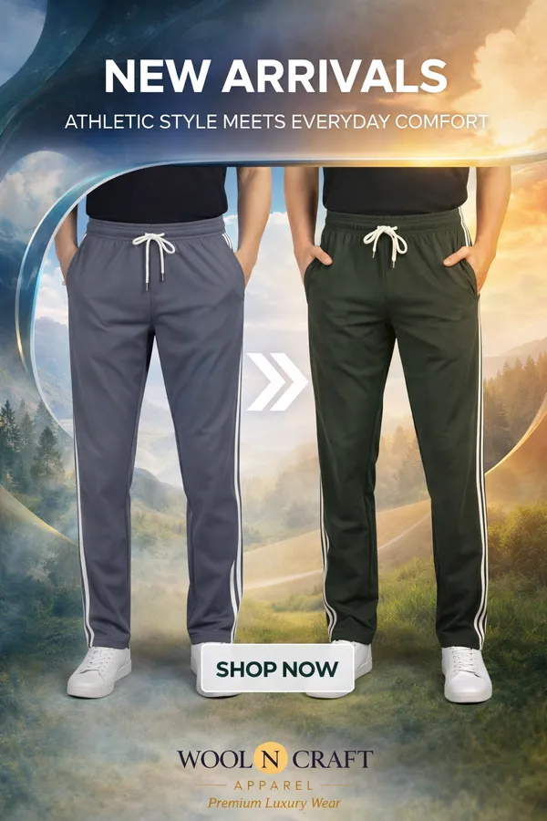 Pack_Of_2_-_Grey_&_Dark_Green_Solid_Striped_Track_Pants_For_Men