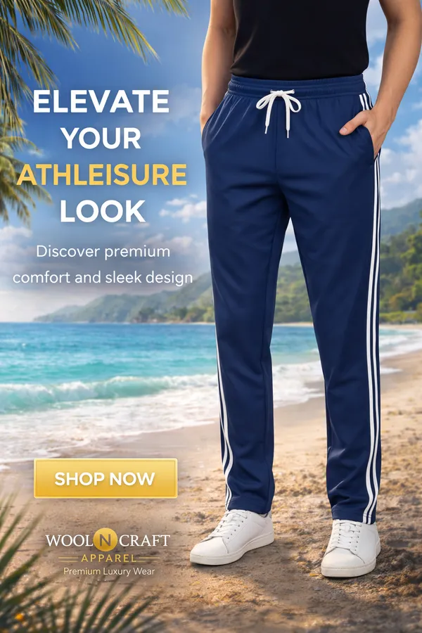 Blue_Solid_Striped_Track_Pants_For_Men