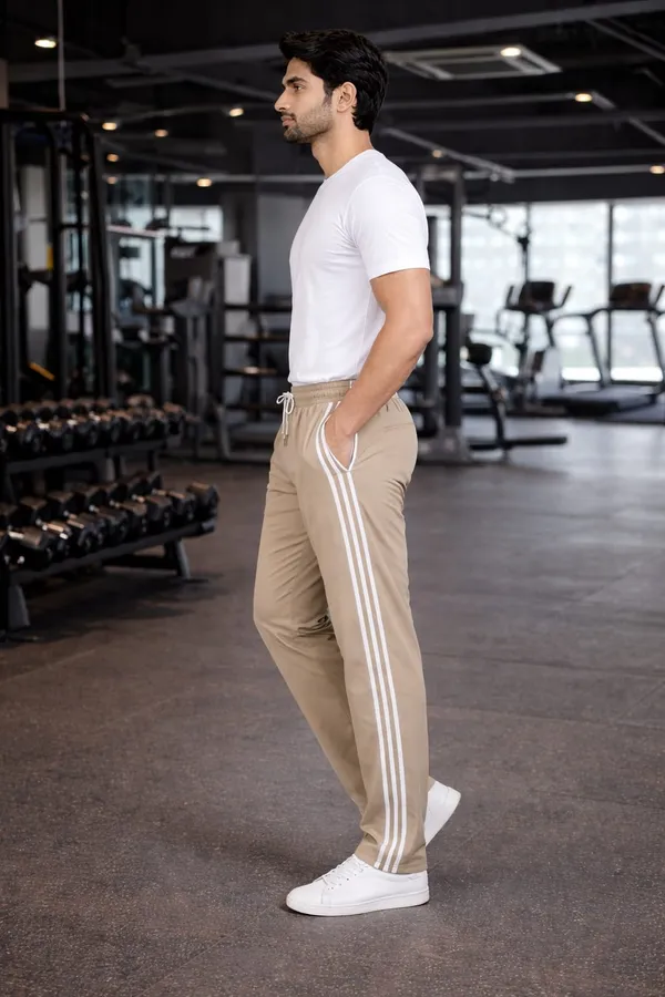 Mens_Side_Stripe_Track_Pant_with_Solid_White_T-Shirt_Combo