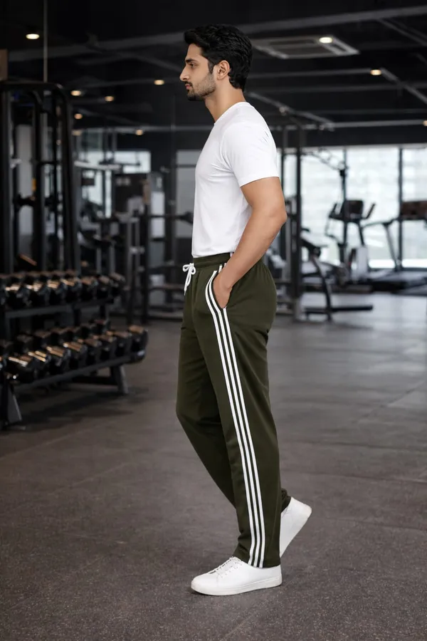 Mens_Side_Stripe_Track_Pant_with_Solid_White_T-Shirt_Combo