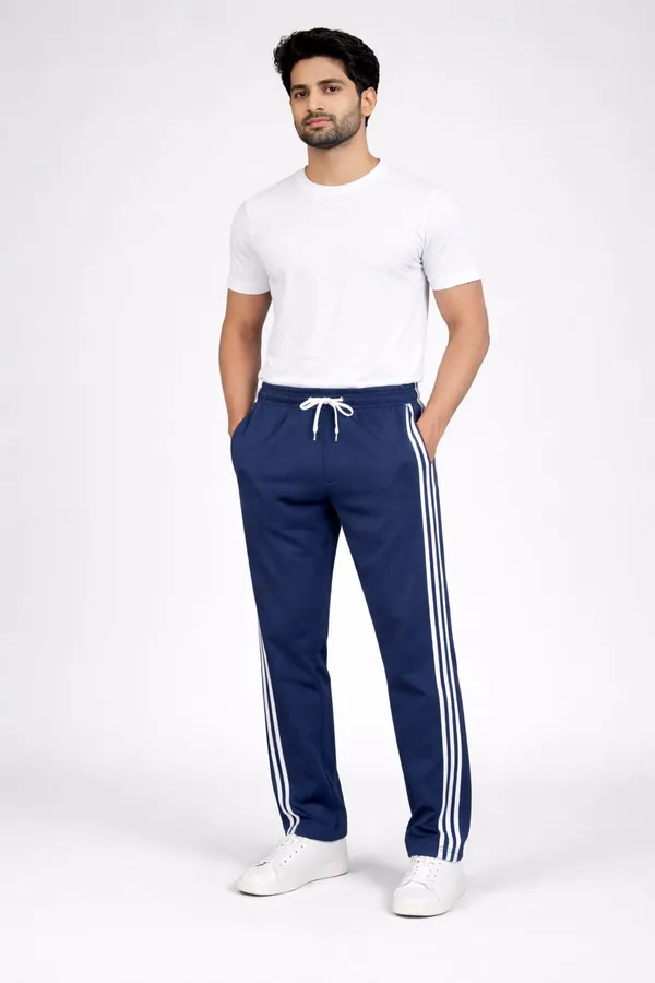 Mens_Side_Stripe_Track_Pant_with_Solid_White_T-Shirt_Combo