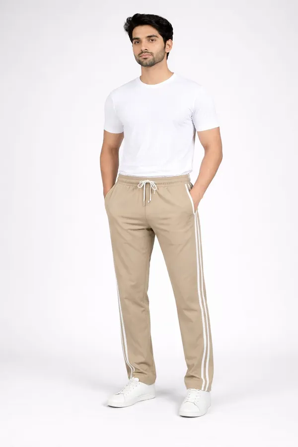 Mens_Side_Stripe_Track_Pant_with_Solid_White_T-Shirt_Combo