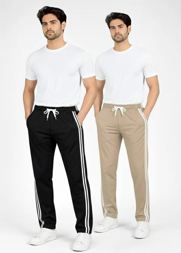 Pack_of_2_Mens_Solid_White_T-Shirt_with_Side_Stripe_Track_Pant
