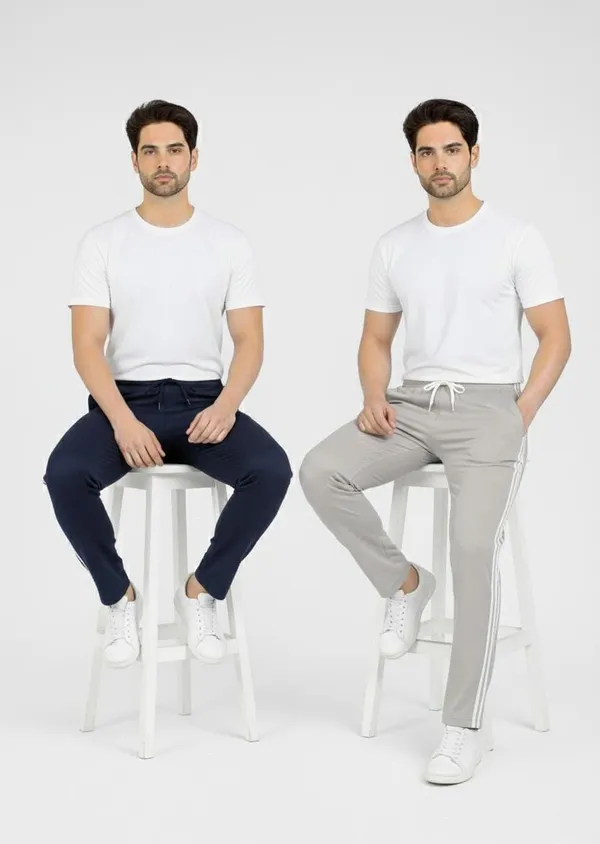 Pack_of_2_Mens_Solid_White_T-Shirt_with_Side_Stripe_Track_Pant