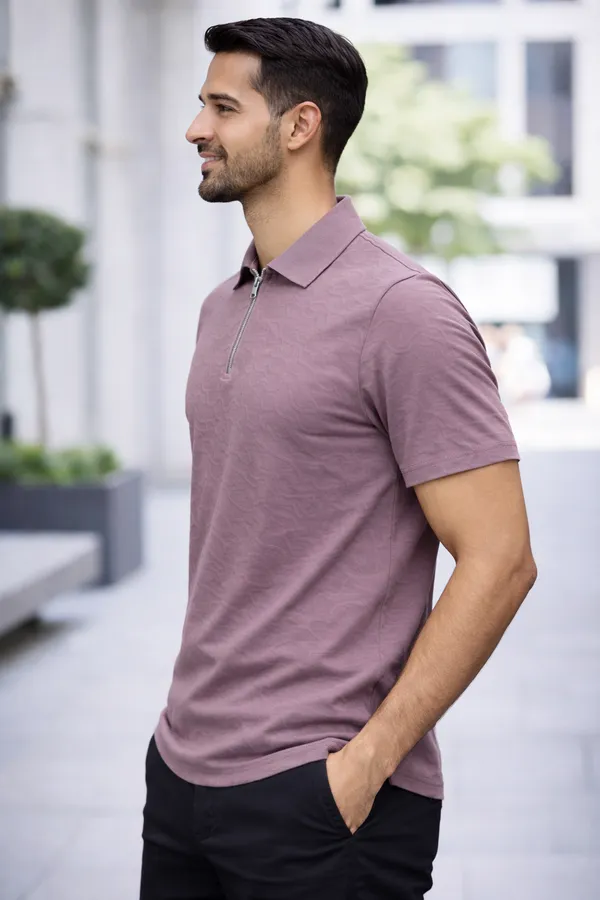 Men's_collar_tshirt_self_design_