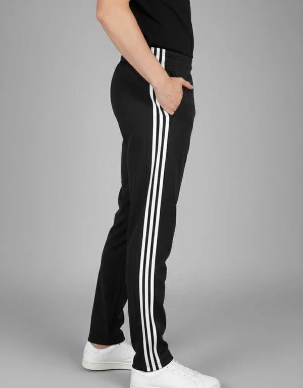 Black_Solid_Striped_Track_Pants_For_Men