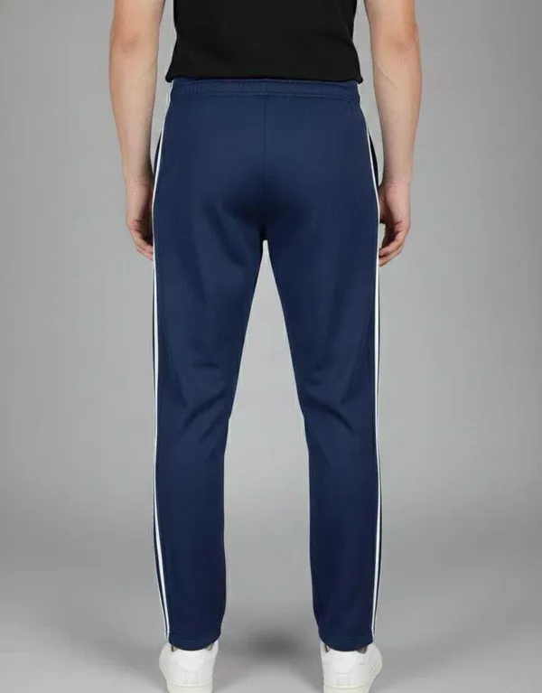 Blue_Solid_Striped_Track_Pants_For_Men