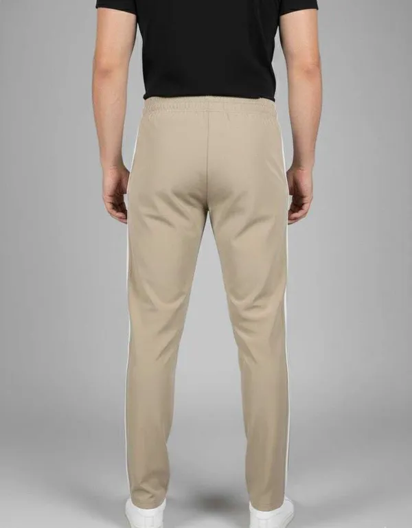 Cream_Solid_Striped_Track_Pants_For_Men