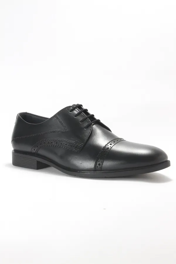 Black_Genuine_Leather_Semi-Brogue_Derby_For_Men