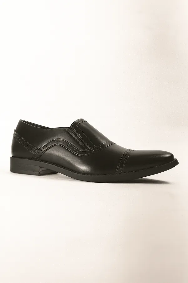 Black_Genuine_Leather_Brogue_Slip-On_For_Men