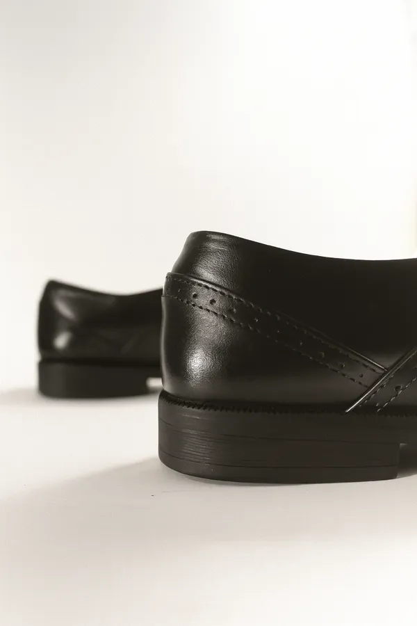 Black_Genuine_Leather_Brogue_Slip-On_For_Men